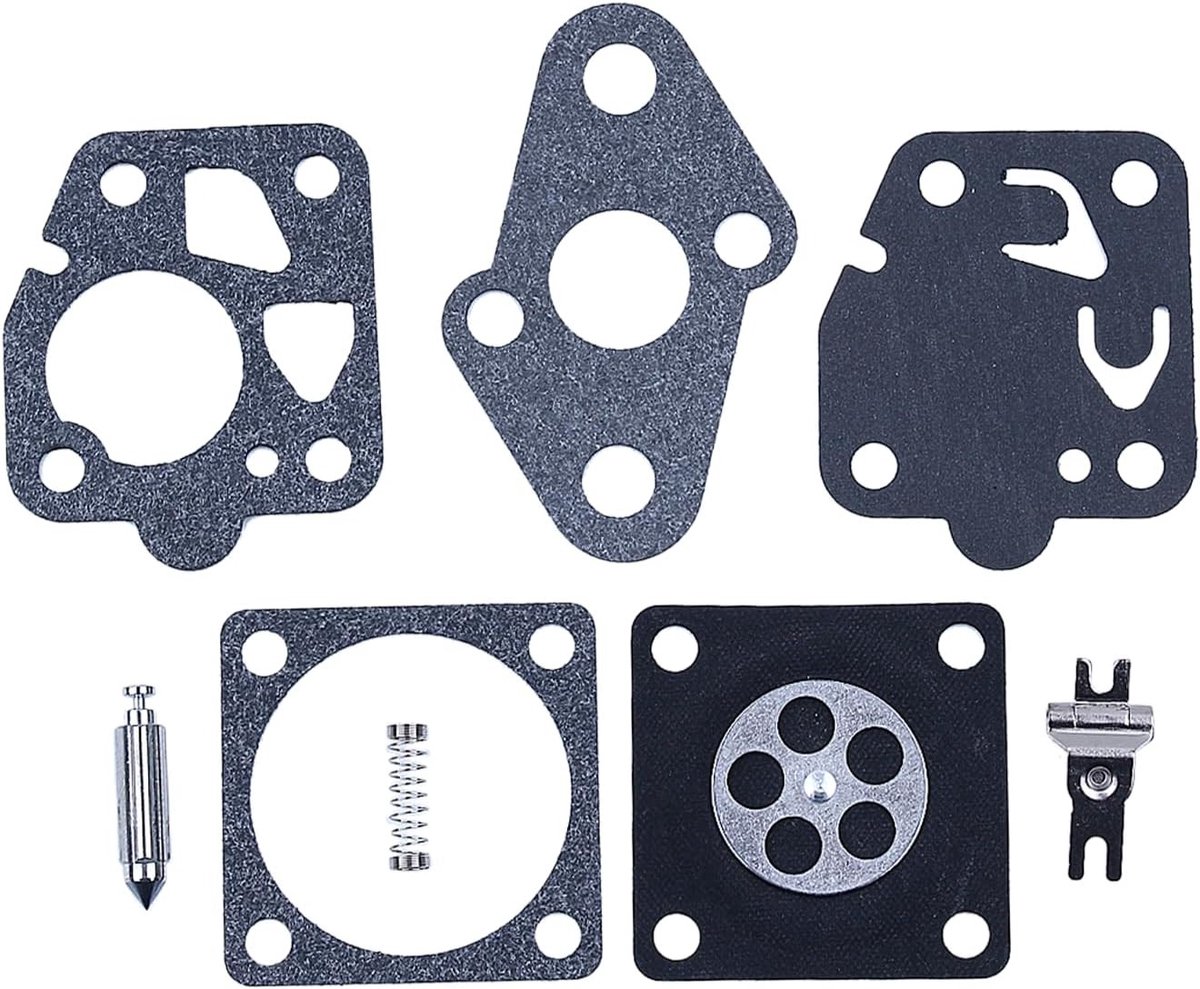 Reparatieset voor carburateurs geschikt voor Kawasaki TD24, TD25, TD33, TD40, TD48, TG20, TG24, TG25 en TG33 met hoogwaardige onderdelen en eenvoudige installatie
