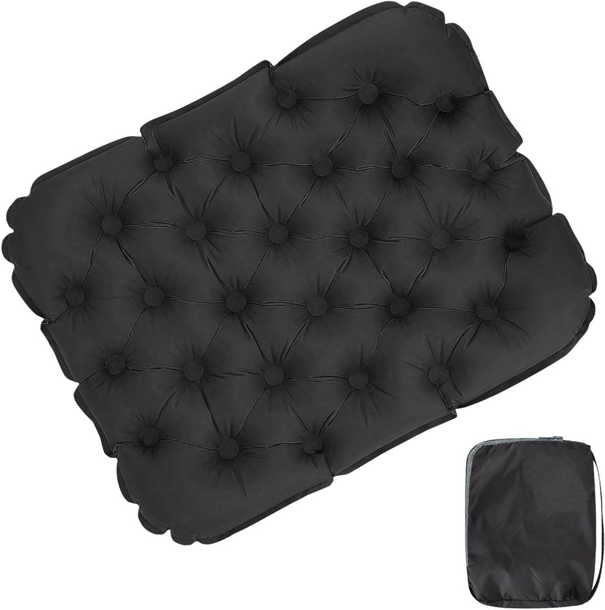 Opblaasbare Camping Zitkussen - Draagbaar Luchtkussen voor Buiten, Waterproof en Comfortabel voor Hiking, Backpacking en Strandactiviteiten