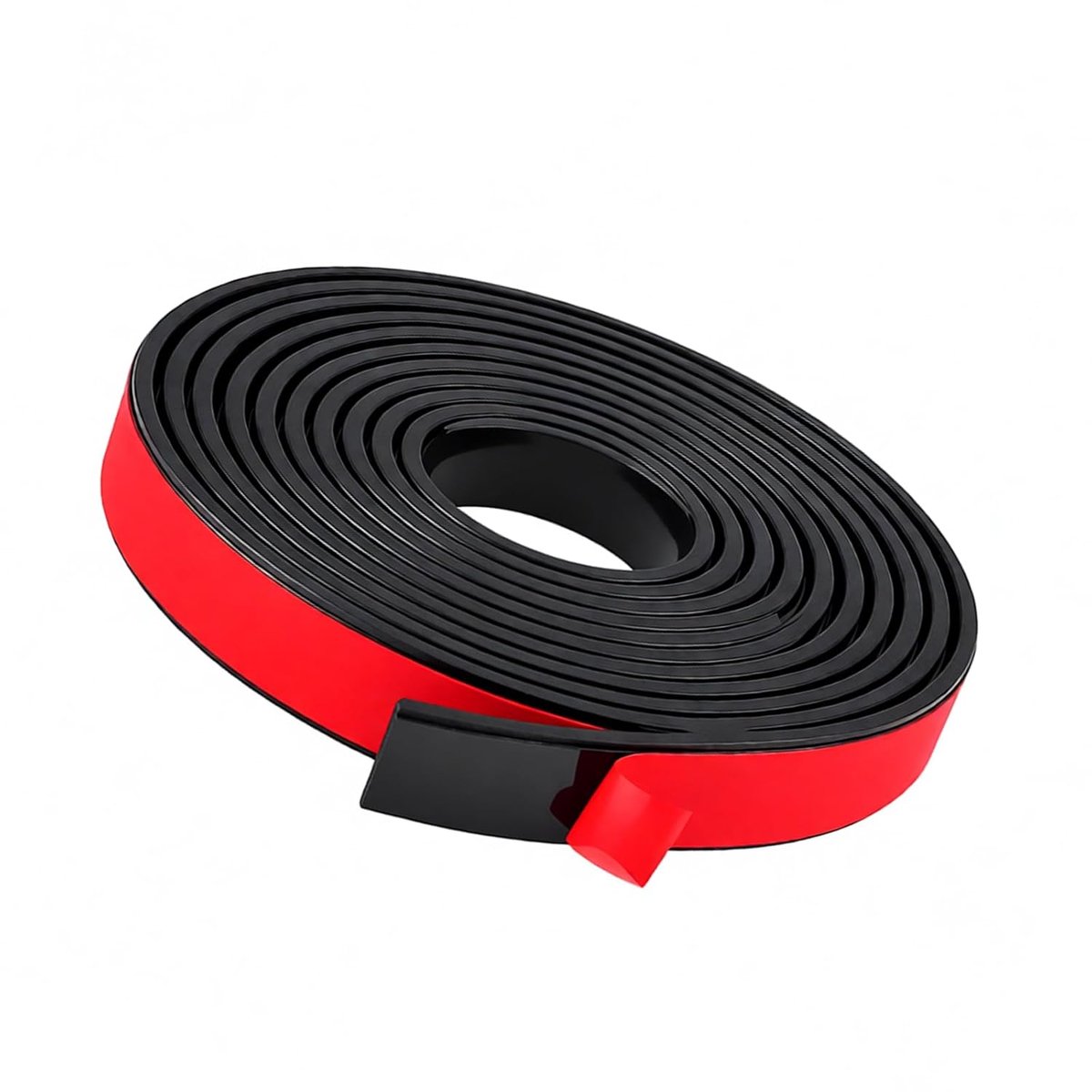 SnelShoppen - Rubber Strips Zelfklevend 20mm x 3mm x 3m | EPDM Rubber Profiel voor Seals, Neopreen Rubber Mat, Zwart | Voor Huis, Tuin, Auto