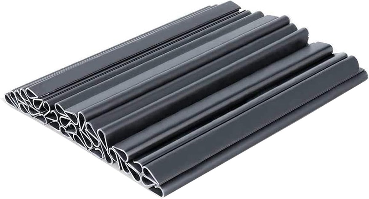 SnelShoppen - 40x Privacy Screen PVC Privacy Strips voor Tuin - Fencing Bevestigingsclips - Gemakkelijk te Installeren Tuin Privacy Bescherming