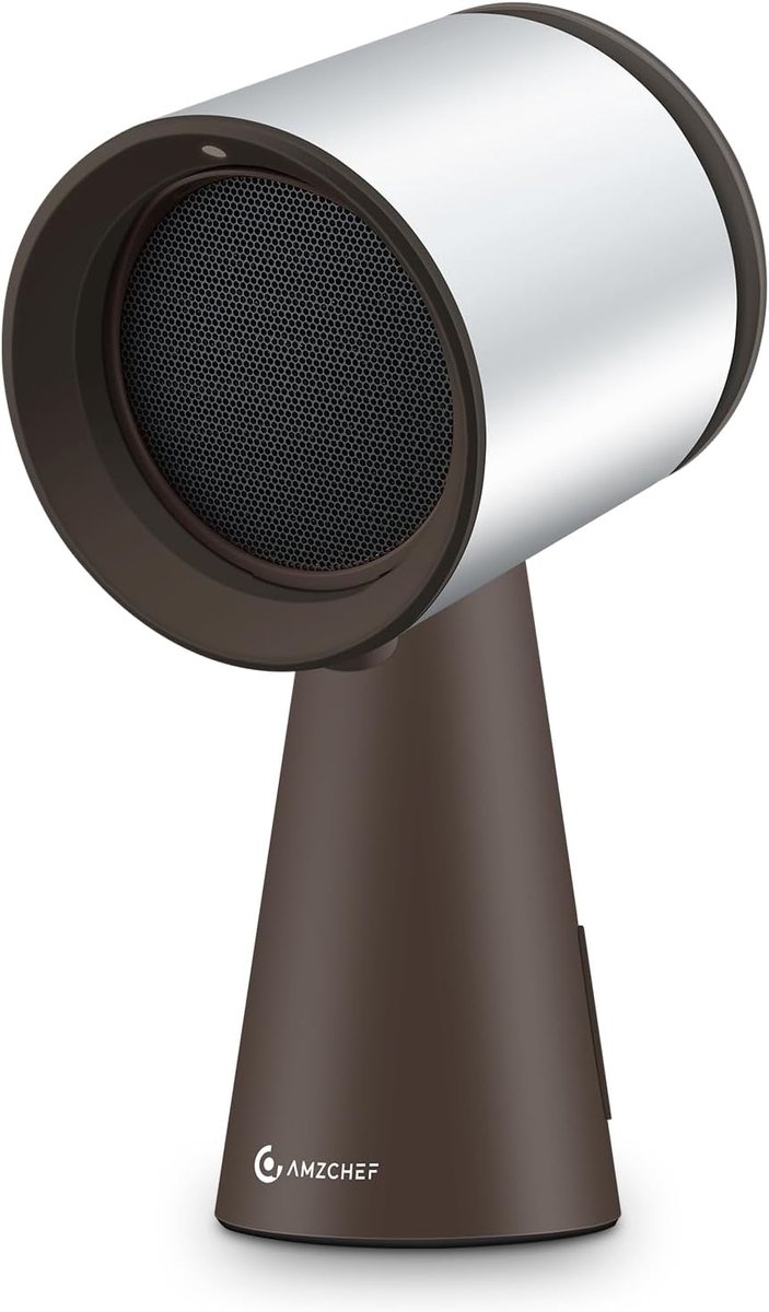 SnelShoppen - Portable 3 Speed Cooker Hood, Keukenafzuigkap met Laag Geluidsniveau, 120 m³/h Afzuigkracht, Bruin, Voor Binnen Grill en Koken