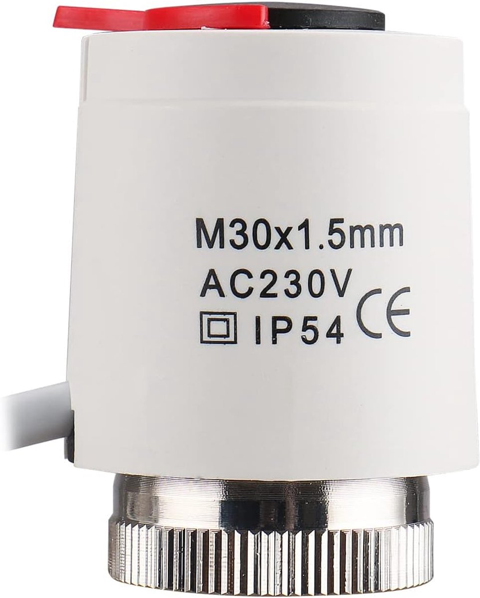 Thermo-elektrische aandrijving voor vloerverwarming 230 V, normaal gesloten M30 x 1,5