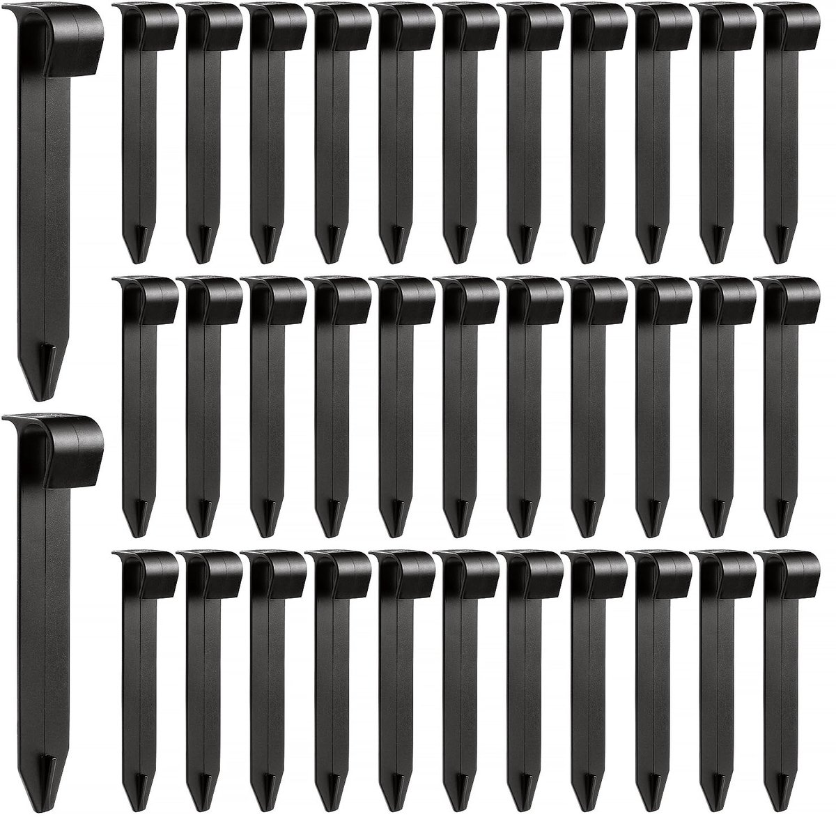 SnelShoppen - 35 Stuks Irrigatie Drip Ondersteuning - Ondersteuningspalen voor Drip Irrigatie - Geschikt voor 16mm Tuinslang - Ideaal voor Groentetuin