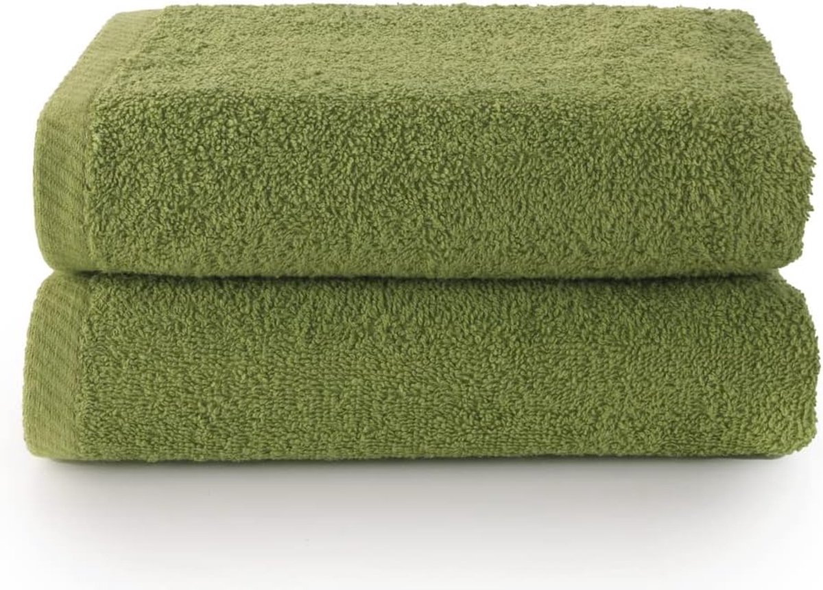 SnelShoppen - Luxe Badhanddoeken Set - 2 grote badhanddoeken 100x50 cm - 100% Katoen, Sneldrogend, Zacht en Absorberend - Verkrijgbaar in 19 Kleuren