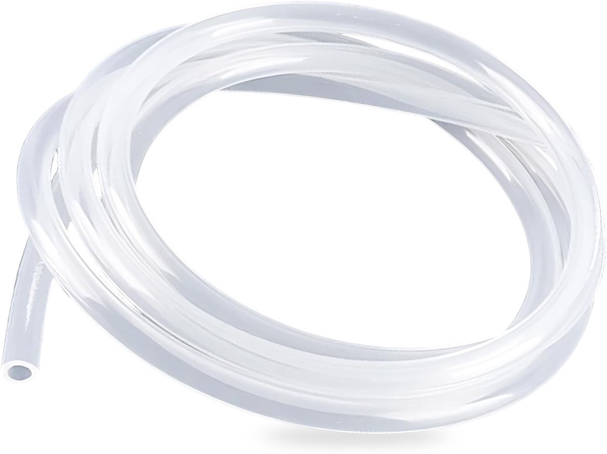 Flexibele Siliconen Slang 5m - 10mm ID x 14mm OD, Voedselveilige Slang voor Water en Lucht, Transparante Slang voor Pomptoepassingen en Transport