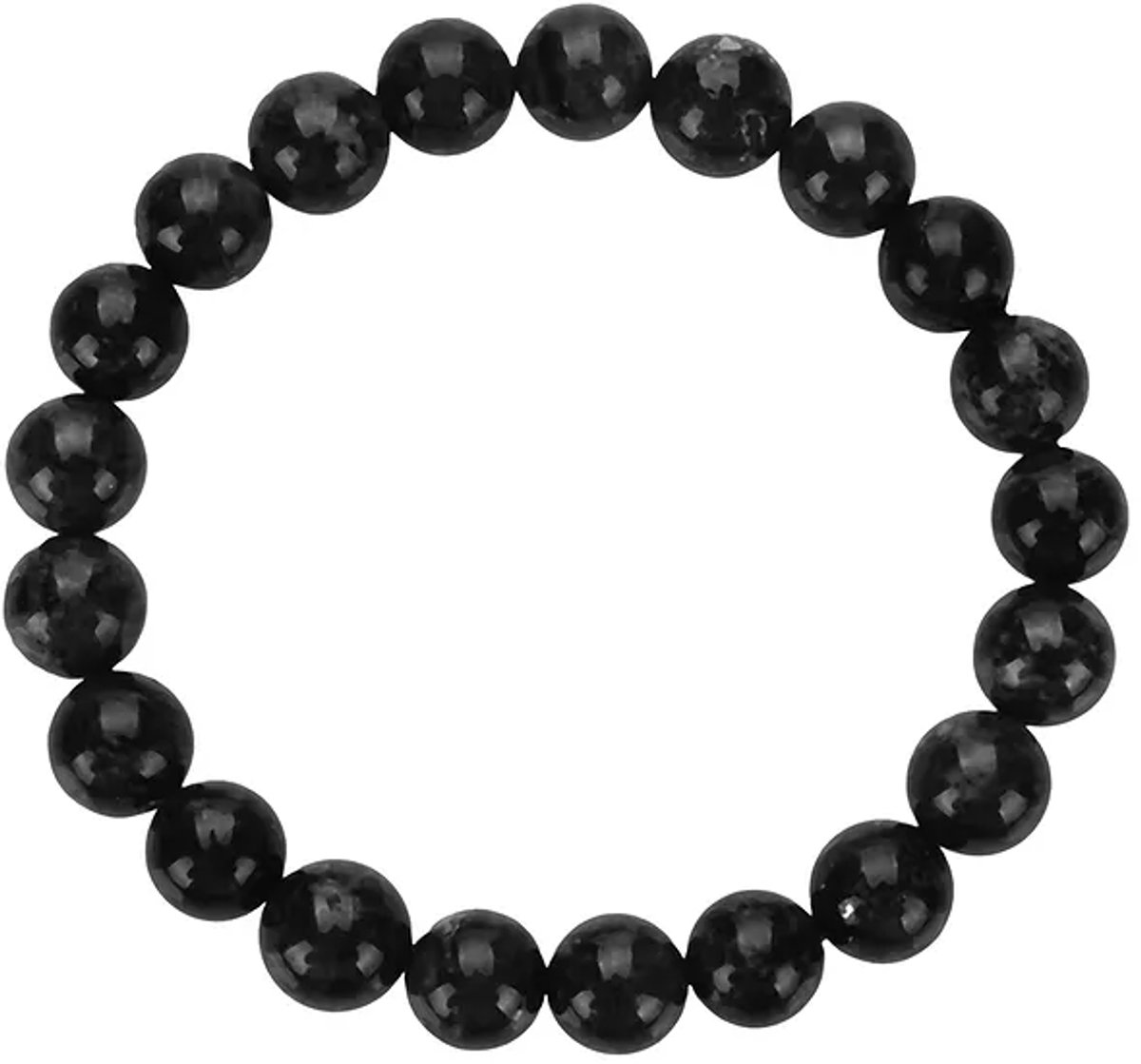 Armband Obsidiaan (zwart) 10 mm