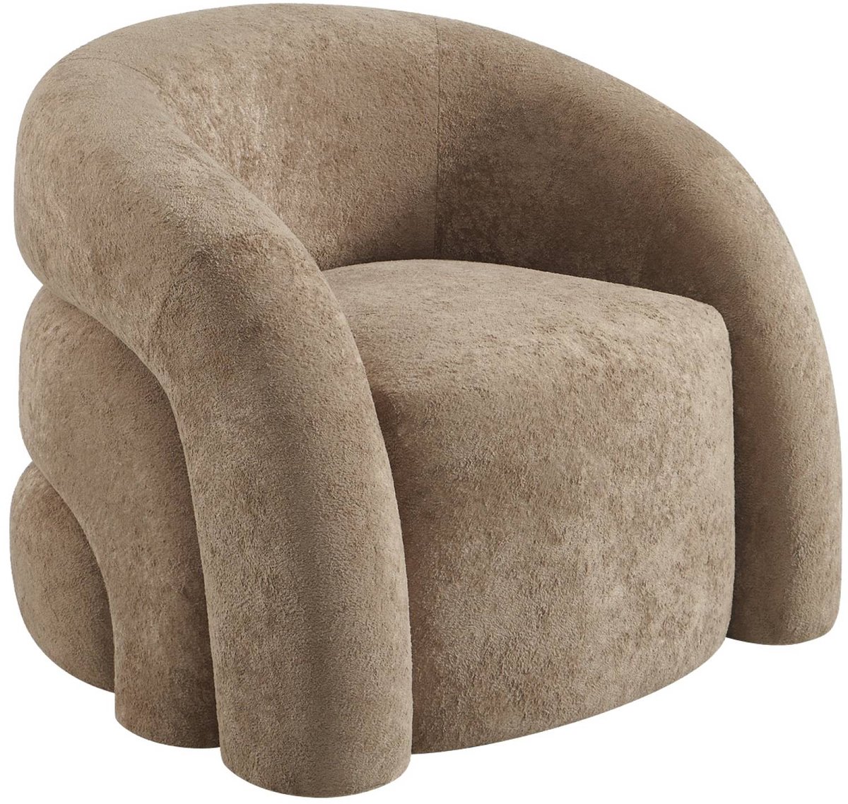 sweeek - 1-zits fauteuil van stof organisch - renbo
