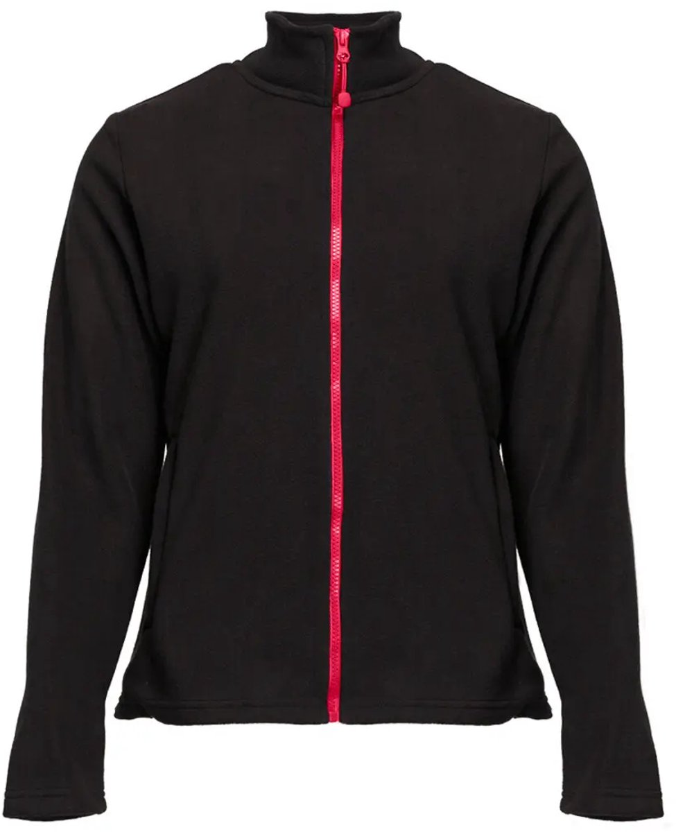 Damesfleece met rits Black & Match Grizzly