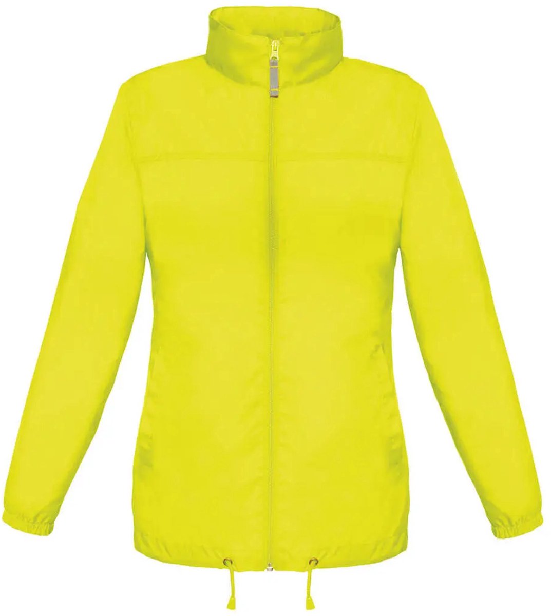 Vrouwen windjack B&C Sirocco Geel