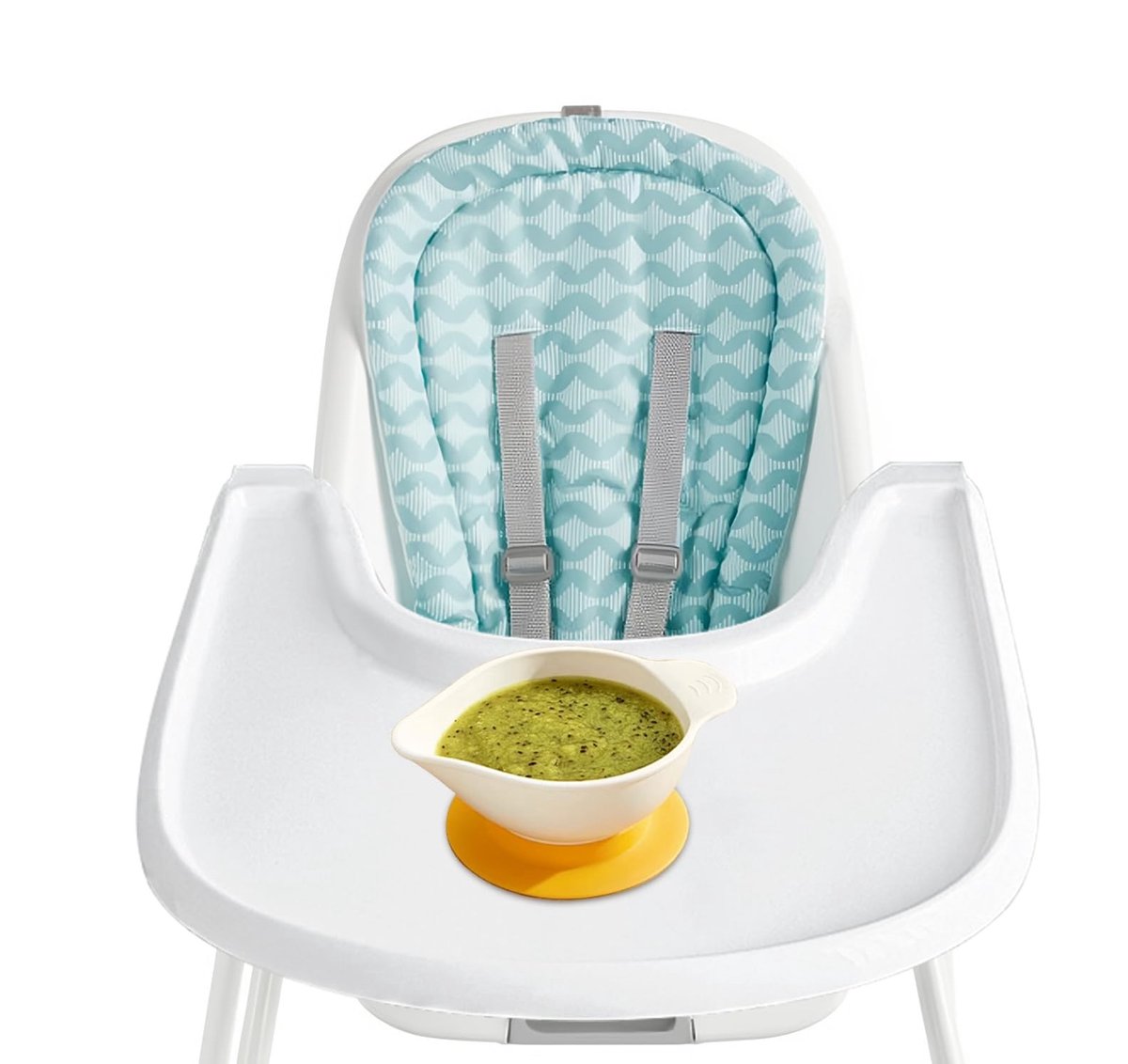 Dailygoods- Dienblad BPA-vrij - Geschikt voor Stokke Tripp Trapp V1/V2/V3 - Antislip oppervlak - Afmetingen 43x41 cm - Geschikt voor 6-36 maanden - Hoogwaardig plastic - Eetblad