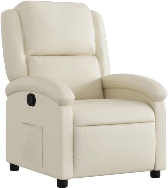 Fauteuil Relax Fauteuil - Stoel met Voetensteun - Ontspannen Zitten - Handmatige Verstelhend - 70 x 92 x 99.5 cm — afbeelding 3