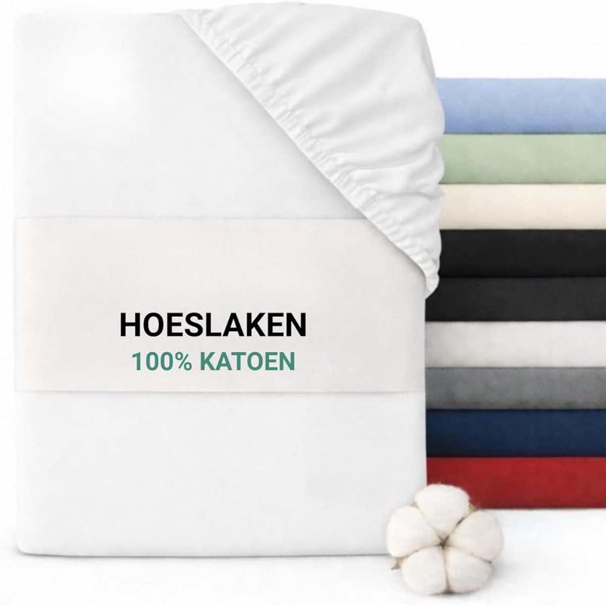 Zavio® Matrasovertrek 160x200 - Hoeslaken - Matrashoes - Super Zacht