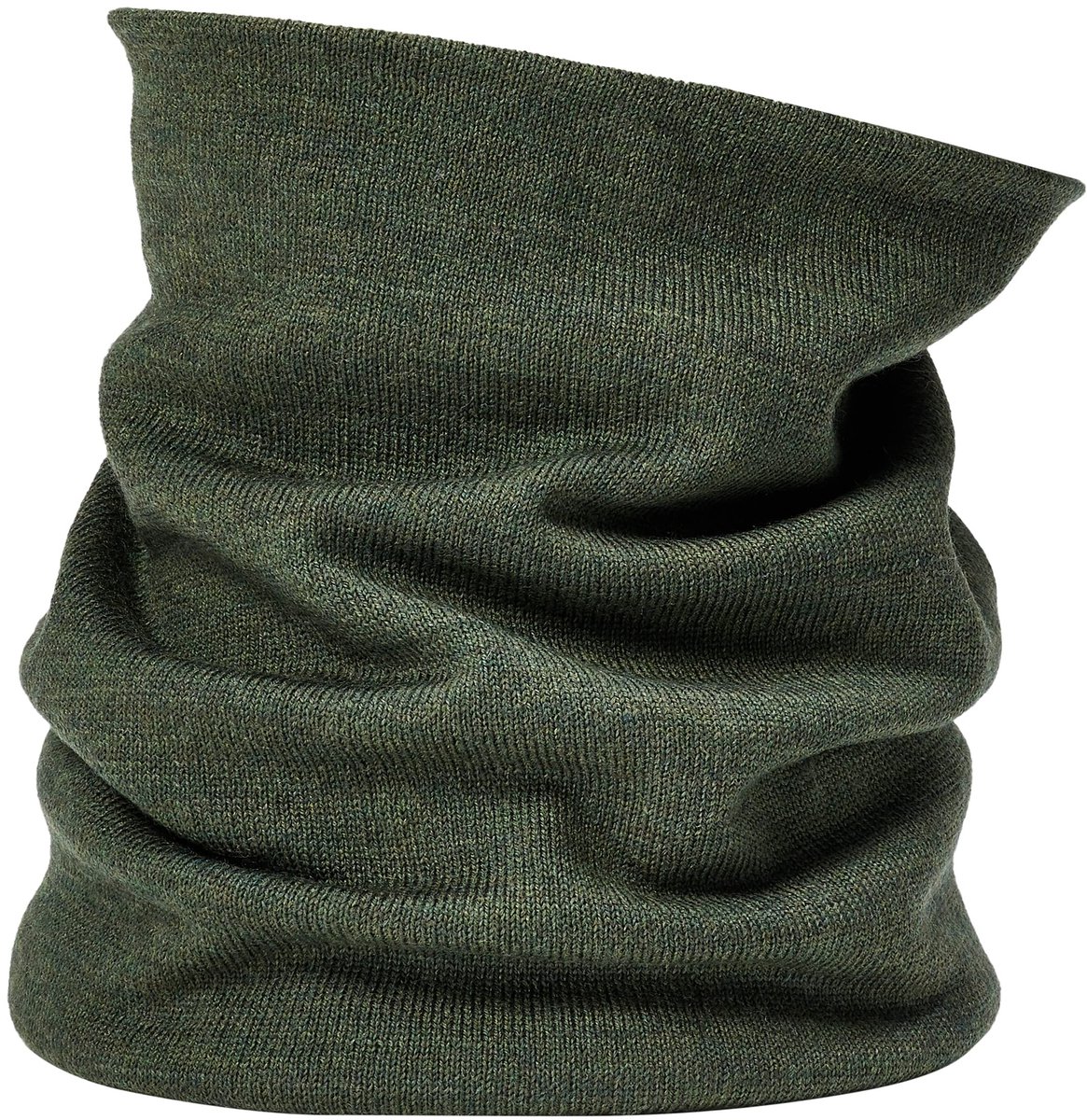 Omgoods - Zachte Merino Wol Nek Sjaal Loop voor Unisex, Ademend en Olijf Groen