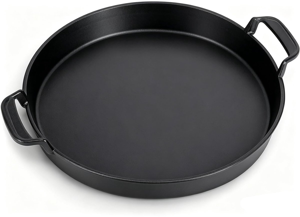 Omgoods - Ronde Gietijzeren Bakplaat voor Weber Houtskoolgrills - Vervangende Onderdelen 30.9CM