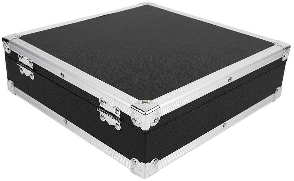 Omgoods- Billiardballenbox Lichtgewicht - Opbergdoos - Draagtas - Handvat - Schuimvoering - Roestvrij Stalen Sluitingen - Billiardballentas