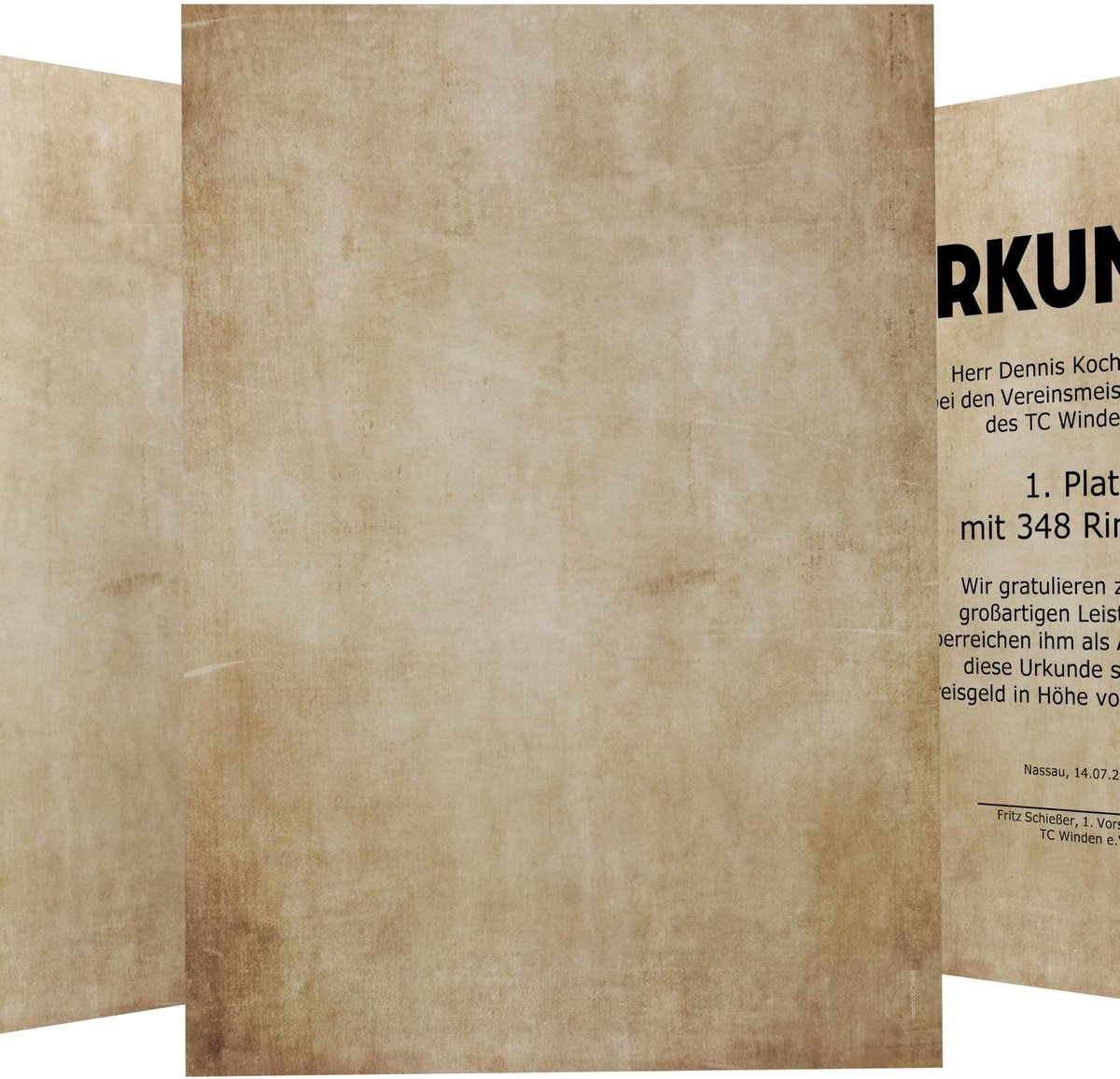 Omgoods - Vintage Classic Certificaatpapier A4 190 g/m² 50 Vellen
