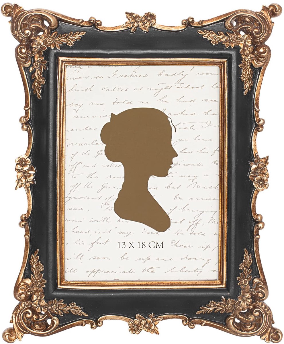 Omgoods - Vintage Fotolijst 15 x 18 cm met Glazen Voorkant