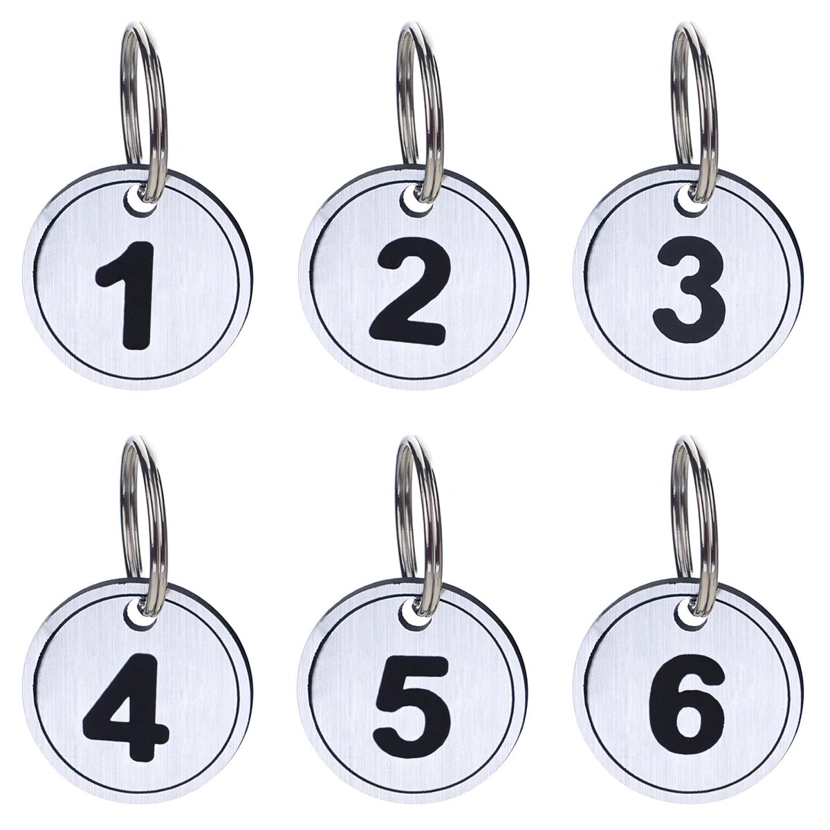 Omgoods - 200 Genummerde Sleutel Tags met Ring