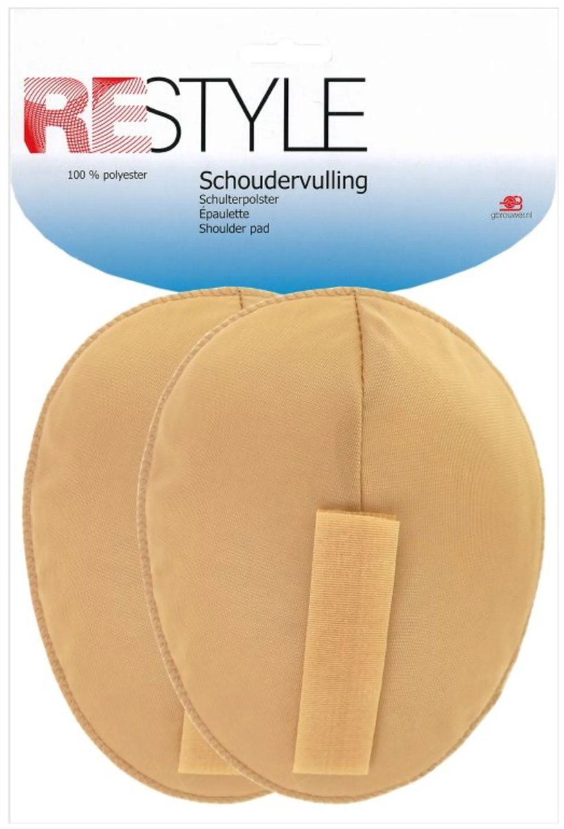 Schoudervulling met klittenband Restyle
