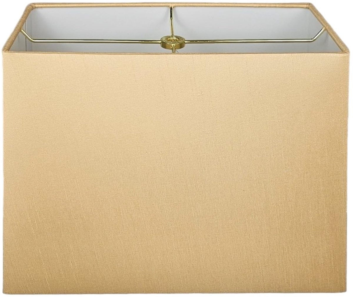 Omgoods - Rectangulaire Hardback Lampenkap in Antiek Goud