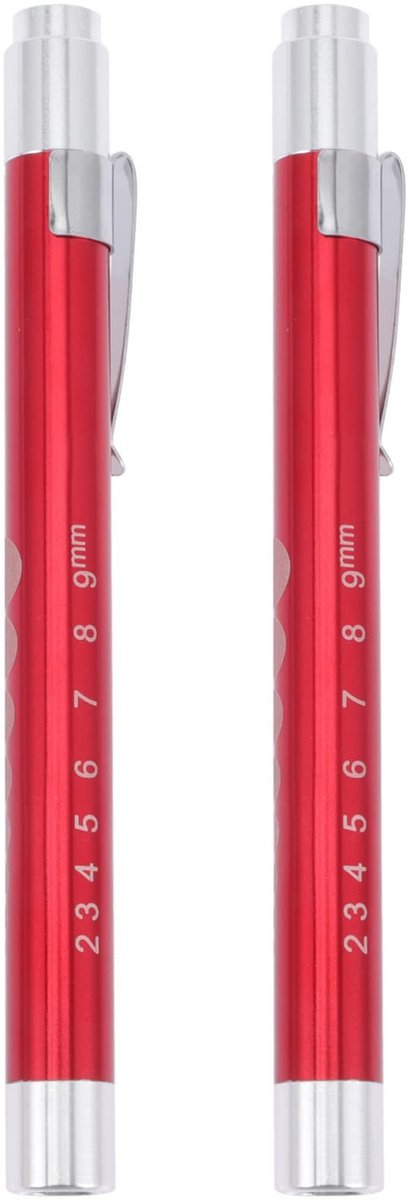 Omgoods - 2 Pcs Diagnose Lamp Medische Pupil Lamp LED Penlight voor Artsen en Verpleegkundigen