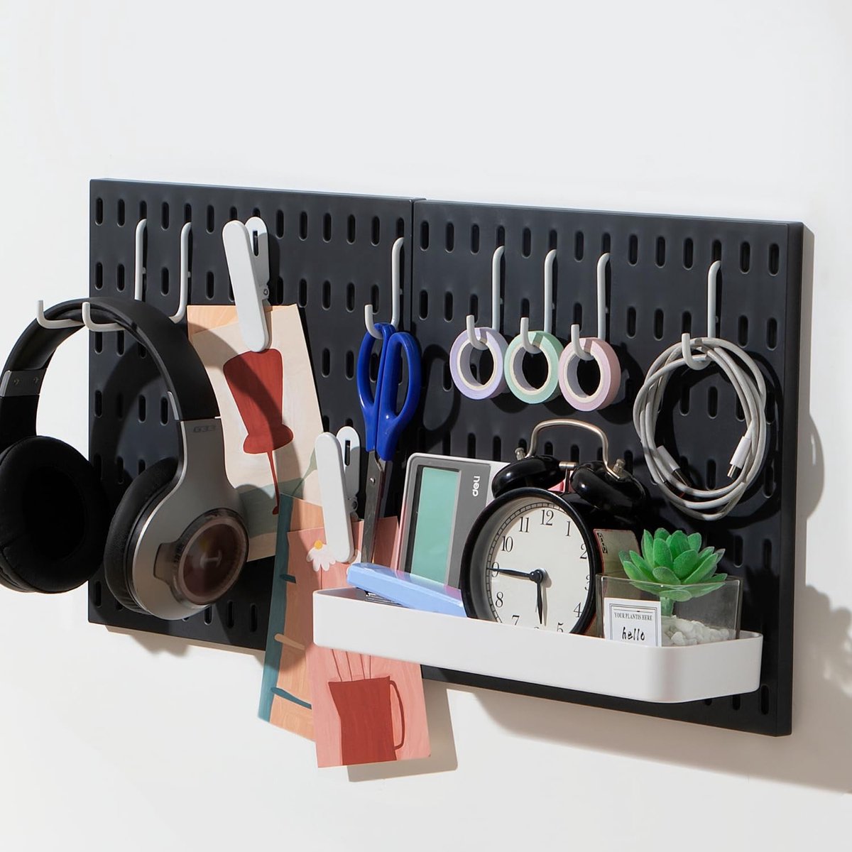 Omgoods - Pegboard Combinatie Kit voor Wandorganisatie en Creatieve Opslag