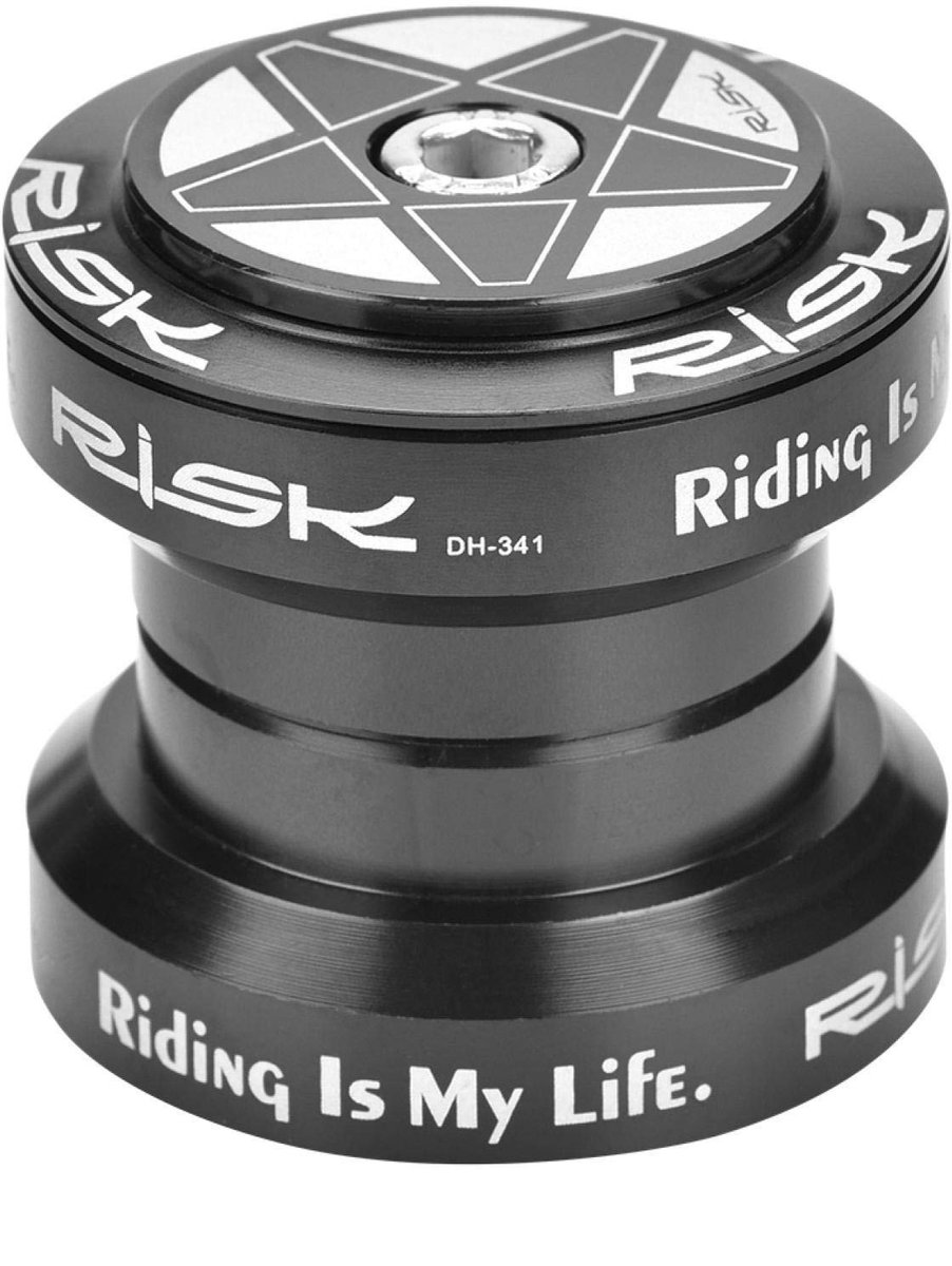 Omgoods - Fiets-headset - Aluminium 34 mm fietshoofdtelefoon - Hoogwaardige kwaliteit - Zwart - Geschikt voor 28,6 mm vorkbuis - Perfecte pasvorm