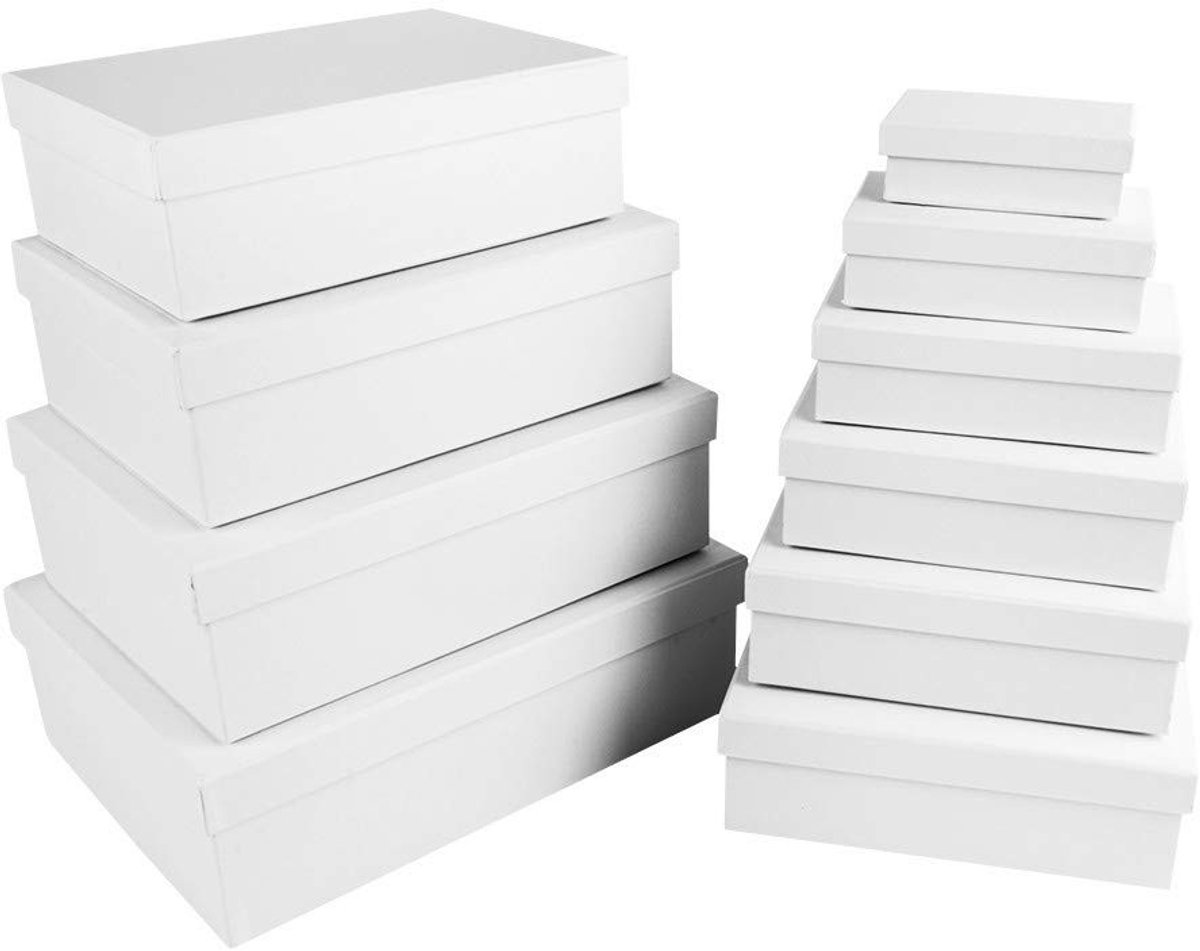 Omgoods - Set van 10 Cadeau Dozen van Karton