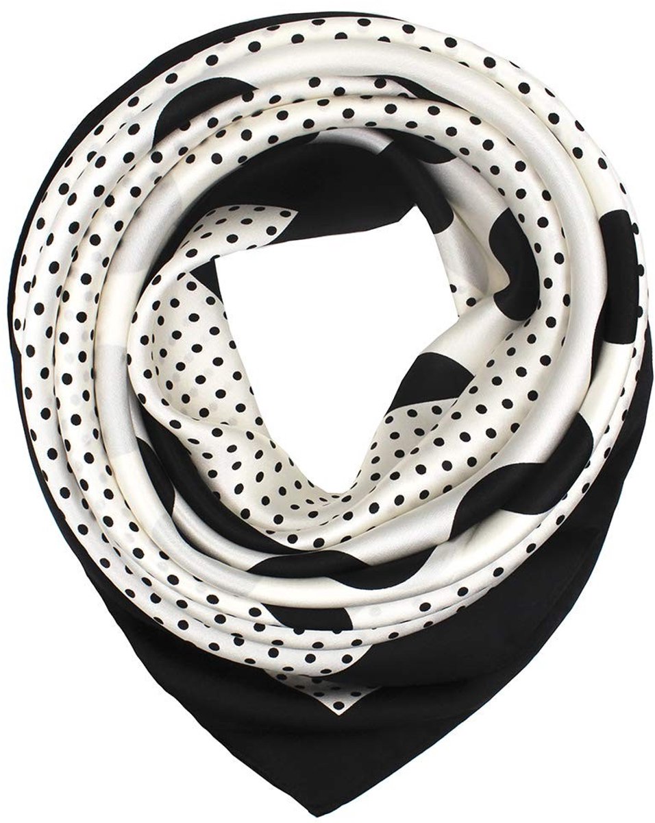 Omgoods - 100% Pure Mulberry Zijde Sjaal 89cm Vierkant Lichtgewicht