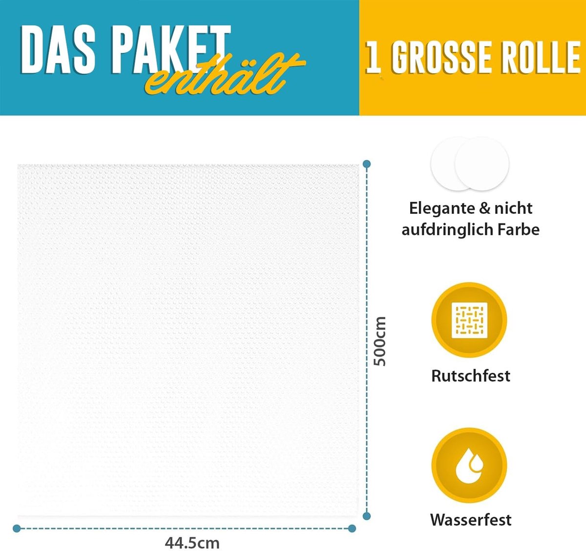 Omgoods - Keukenlade Liner 44.5 x 500cm Antislip en Beschermend