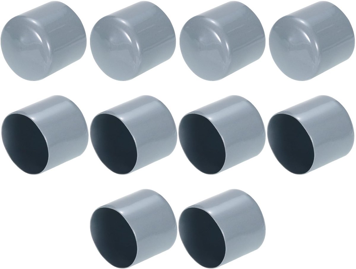 Omgoods - Set van 10 Rubber Eindkappen, 45 mm