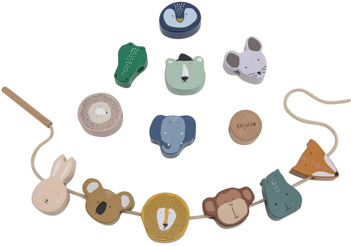 Omgoods - Houten Kralen Dierenspeelgoed Voor Kinderhanden