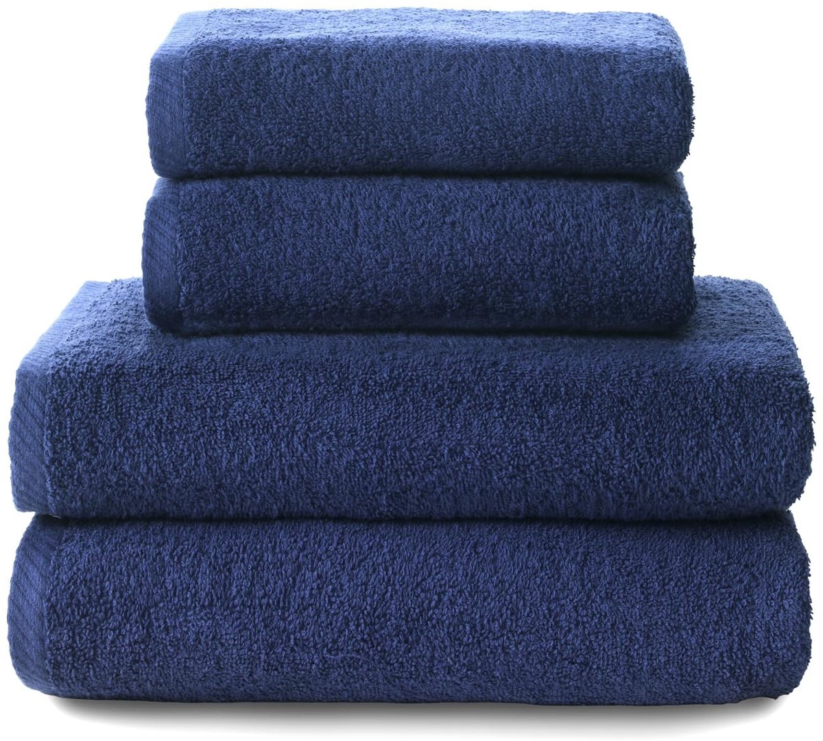 Omgoods - Set van 4 Handdoeken van 100% Katoen, 400 g/m²
