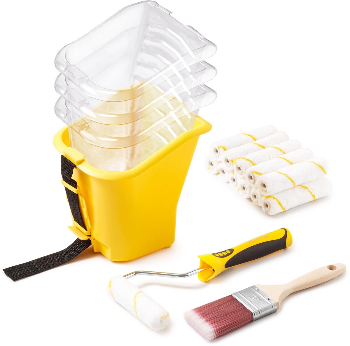 Omgoods - Set van 18 Verfemmers met Magnetische Handgreep