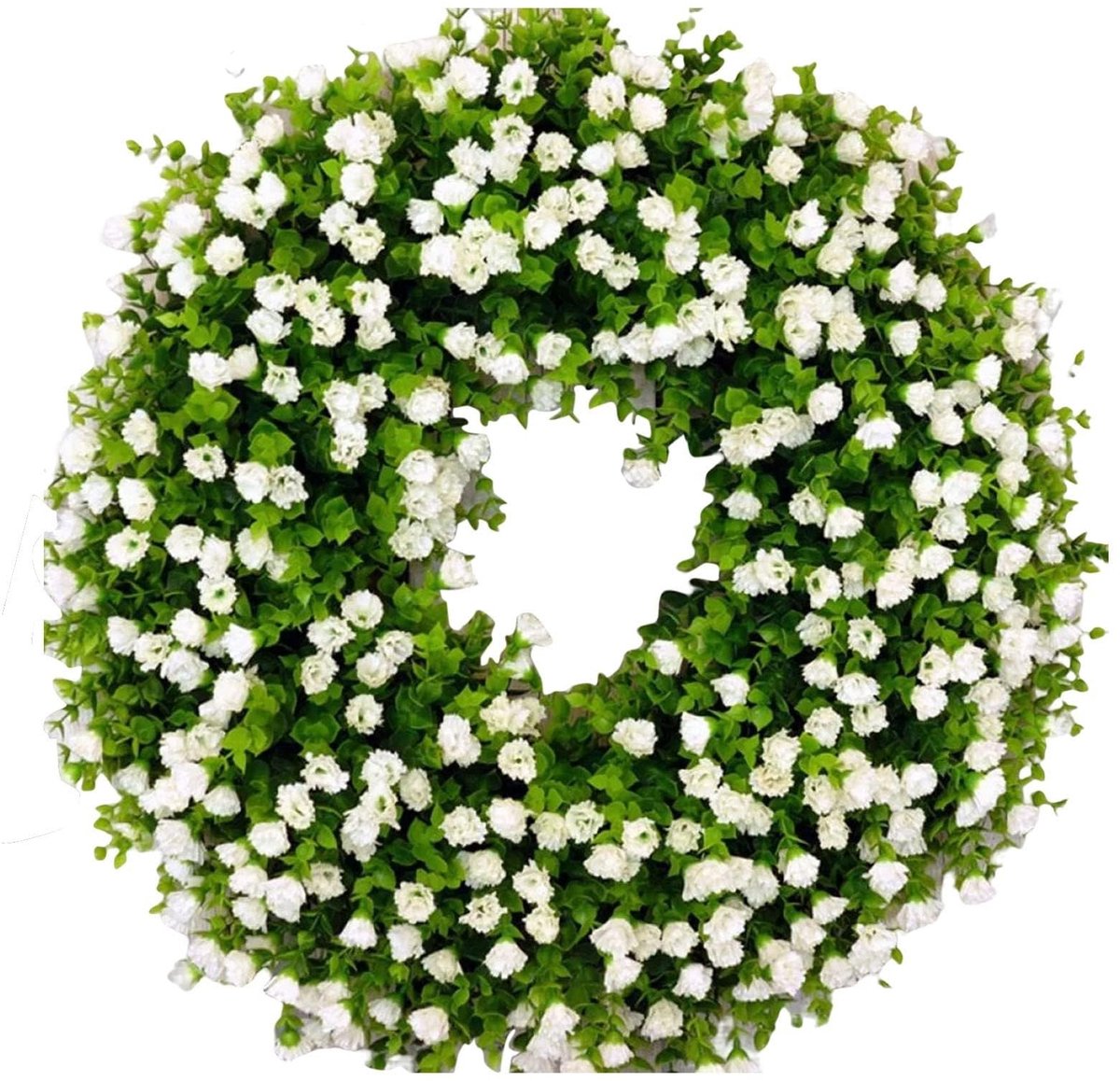 Omgoods - Decoratieve Kunstbloem Wreath voor Deurdecoratie (40 x 40 cm)