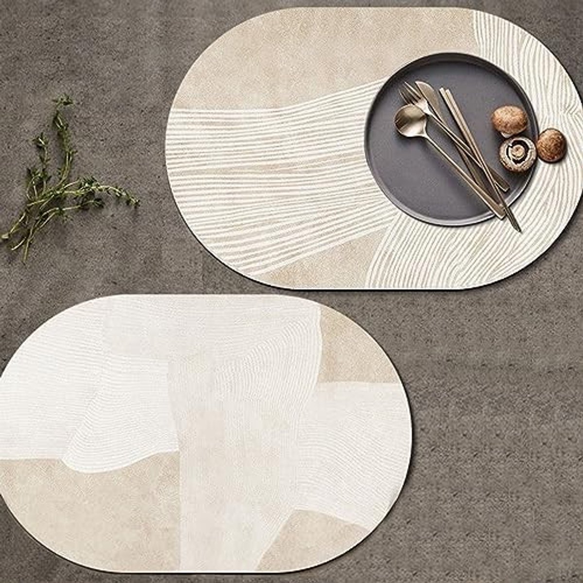 Omgoods- Placemat Afwasbaar - Kunstleer/PVC - Hittebestendig - Waterdicht - Tafelmat - Warmte-isolatie
