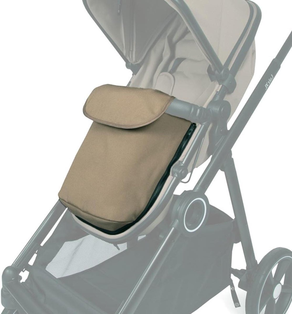 Voetenzak Kinderwagen - Luiertas Accessoire - Warm Blijven - Speciaal Ontworpen - XL - Taupe
