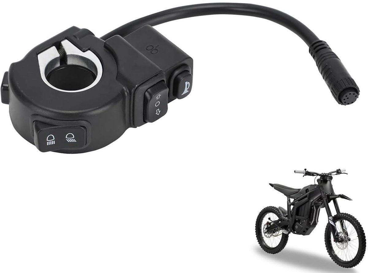 Schakelaar Assemblage voor Motorfiets, Links Startknop, Verlichting en Handvat Bediening voor Talaria Sting X3 MX3 MX4