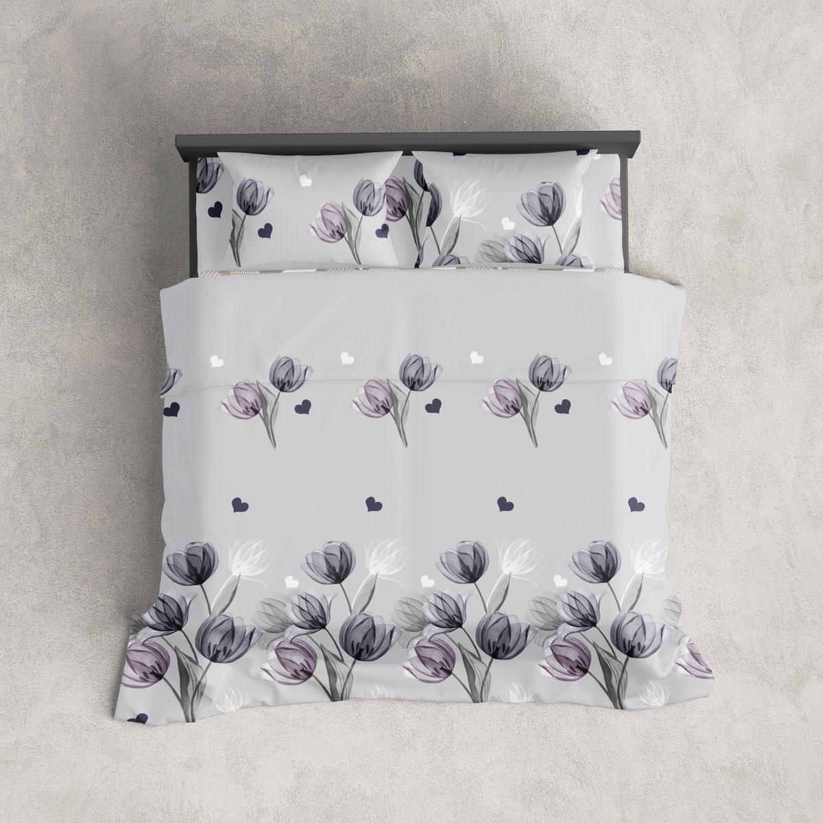 Lakenset 100% Katoen Premium - Plat bovenlaken met onderlaken - XL 180 Hoeslaken - Bloom 26