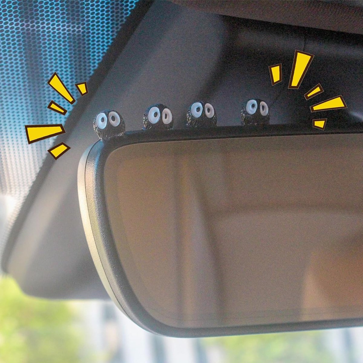 SnelShoppen - 20 Stuks Auto Decoratie Set Schattige Dierenfiguren Mini Hars Figuren Voor Interieur Voor Vrouwen Mannen Achteruitkijkspiegel Dashboard