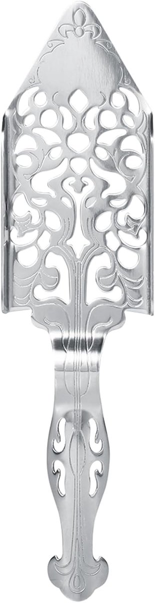 SnelShoppen - Absinth lepel, cocktailmixlepel, 1 stuk 304 rvs, uniek design, cocktailbar, glas, perfect voor absinth liefhebbers en verzamelaars
