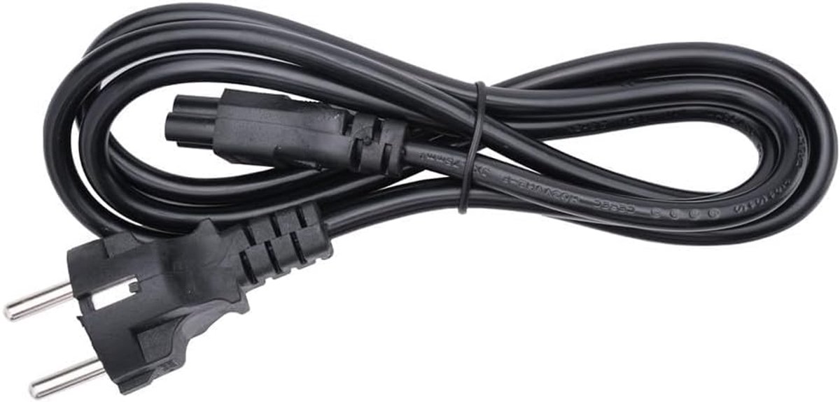 SnelShoppen - 3 Stuks Zink Oplaadkabel voor Elektrische Scooter, Power Oplaadkabel 140 cm, Zwart, Geschikt voor Ninebot Segway MAX G30 G30D Accessoire