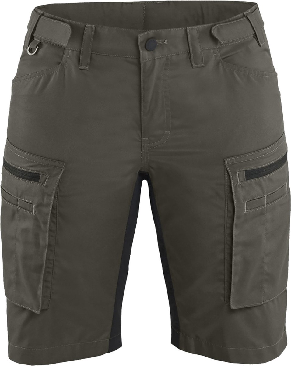 Blaklader Dames Service Short met stretch 7149-1845 - Groen/Zwart - C32