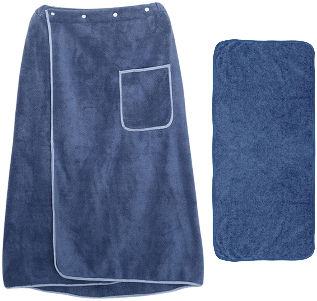 Omgoods - Grote Sneldrogende Badhanddoek met Handdoekset voor Sauna en Thuis