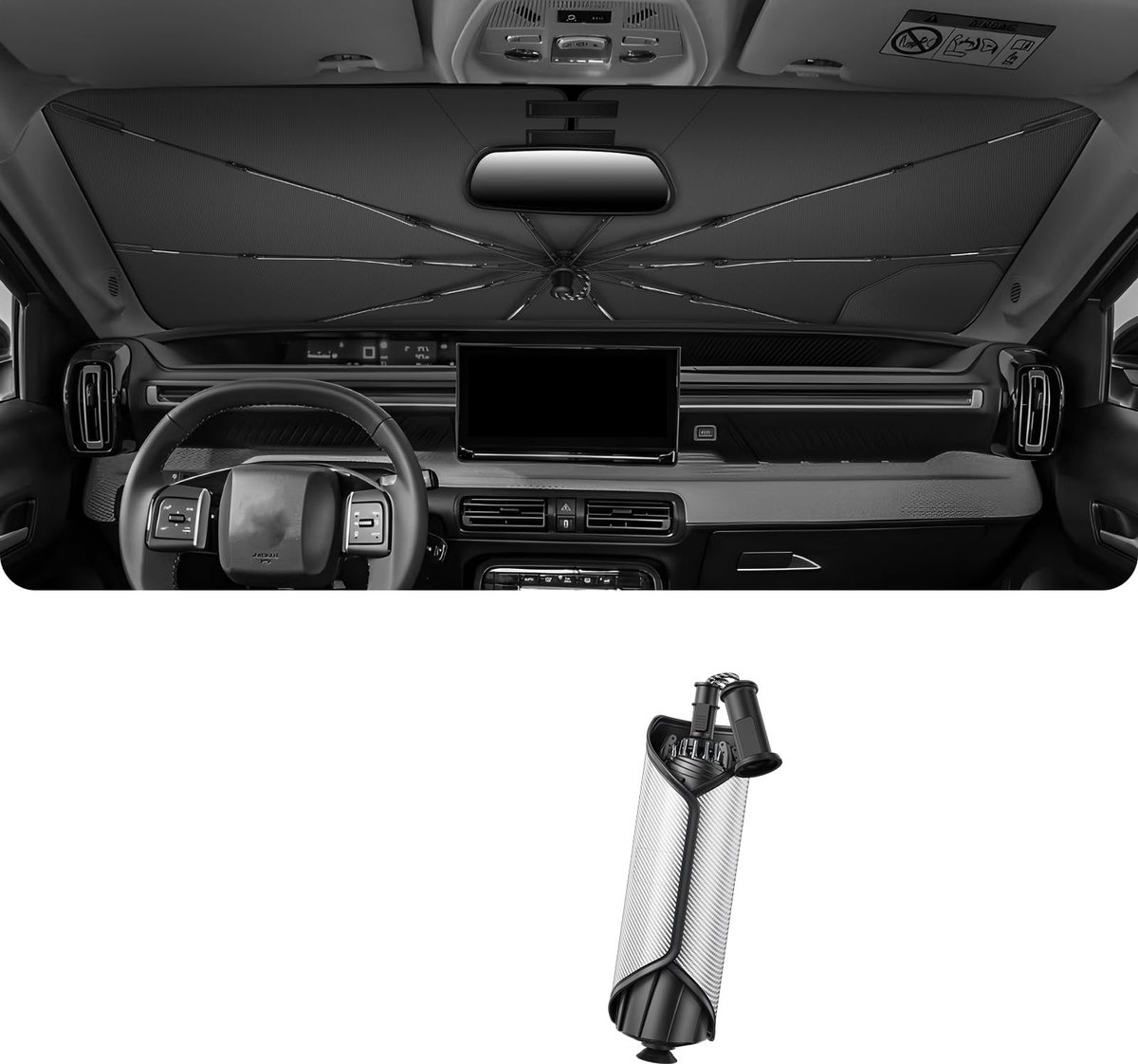 Omgoods - Opvouwbare Autoparasol voor Citroen C3 IV 2024-2026
