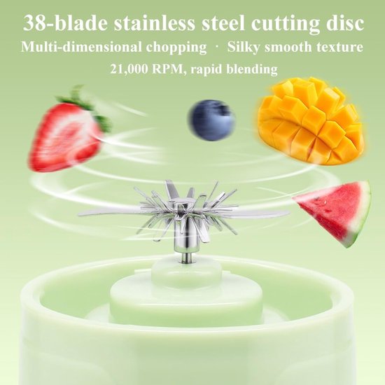 Omgoods - Draagbare Sapcentrifuge met USB Oplaadbare Mixer — afbeelding 2