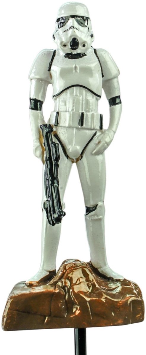 Omgoods - Decoratieve Tuinplug met Stormtrooper Thema voor Bloembedden