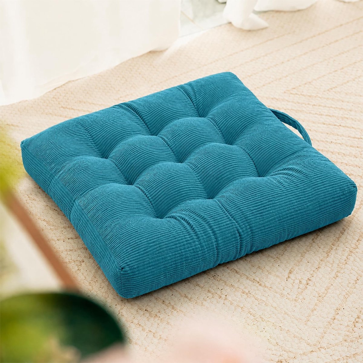 Omgoods - Dikke Vloerkussen 40 x 40 cm voor Binnen en Buiten