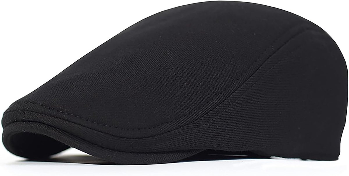 Platte Petten Flat Baret Cap,Baskenmuts Driving Cap Krantenjongenspet Duckbill Hat Irish Gatsby Verstelbare Ivy Cap