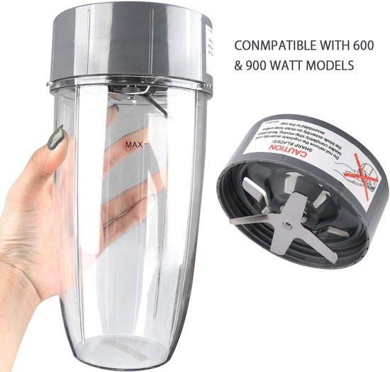 SnelShoppen - 600W/900W Vervangings Blender Mes, Rvs Mes Basis Juicer Accessoire, Geschikt voor Smoothies, Sap en Proteïne Shakes, Duurzaam en Roestvr — afbeelding 2